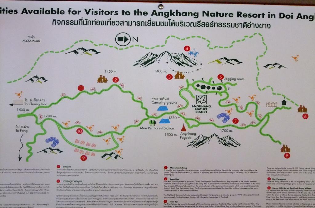 Angkhang Nature Resort Fang Eksteriør billede